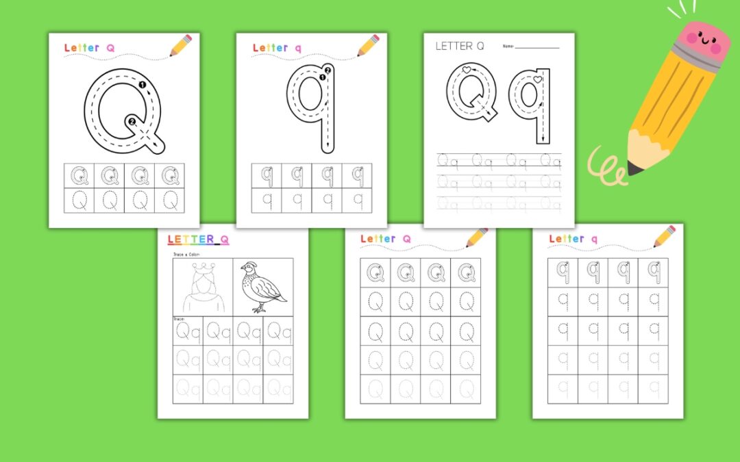 Free Printable Letter Q Tracing Worksheets