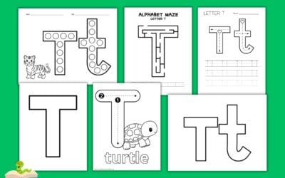 Letter T Printables