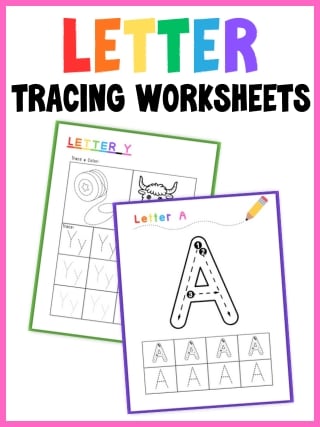 letter tracing letter tracing worksheets