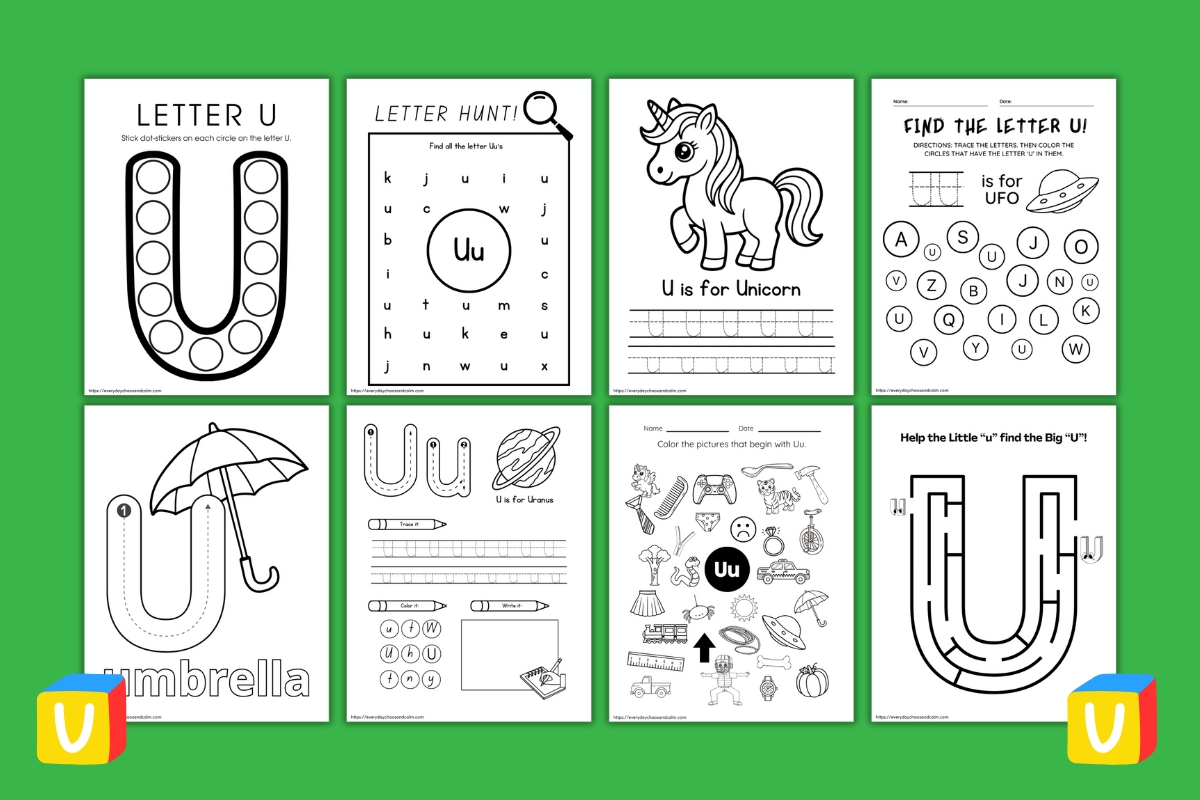 letter u worksheets letter u worksheets