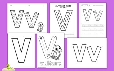 Letter V Printables