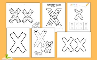 Letter X Printables