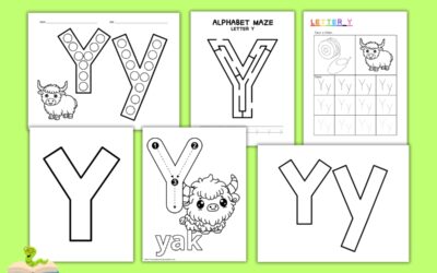 Letter Y Printables