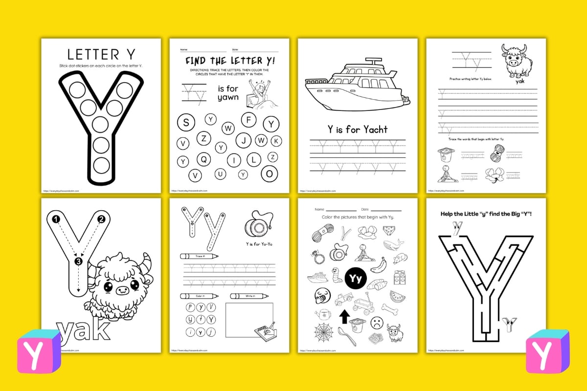 letter y worksheets letter y worksheets