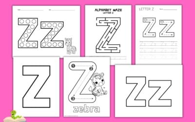Letter Z Printables