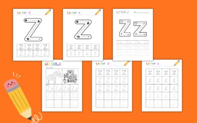 Free Printable Letter Z Tracing Worksheets