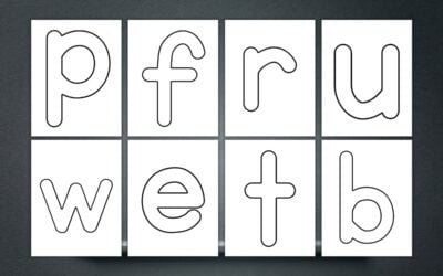 Printable Lowercase Letter Templates