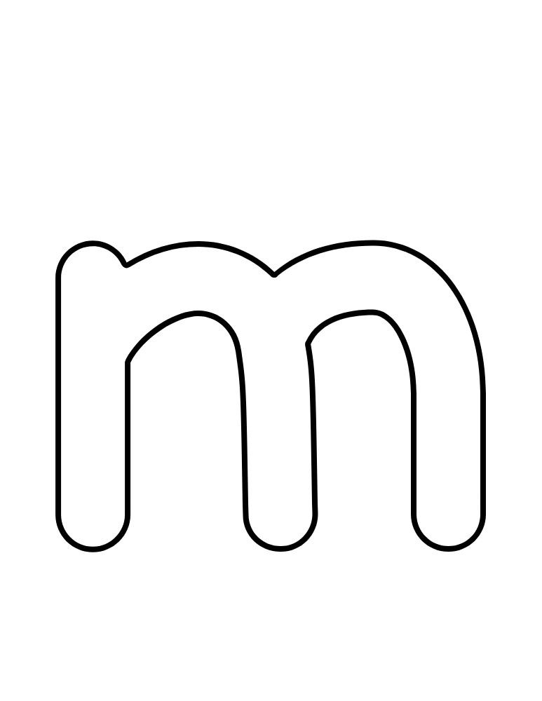 printable lowercase letter templates, alphabet, PDF, instant download, education