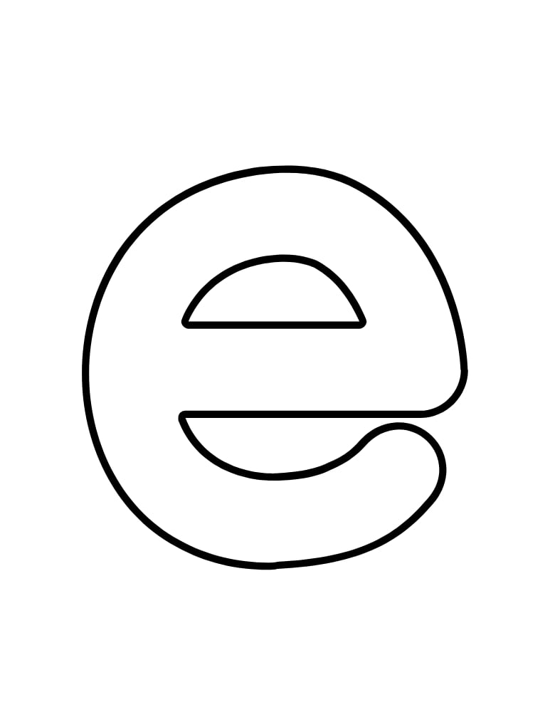 printable lowercase letter templates, alphabet, PDF, instant download, education