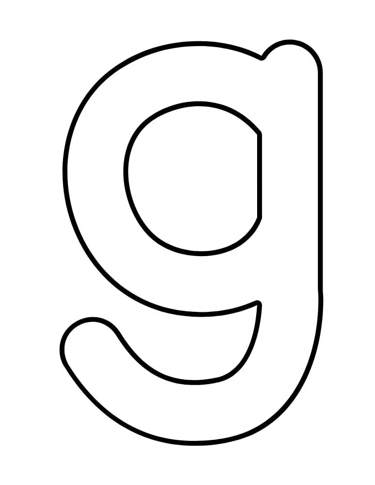 printable lowercase letter templates, alphabet, PDF, instant download, education