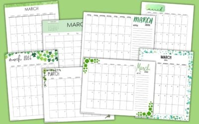 Printable March 2026 Calendars
