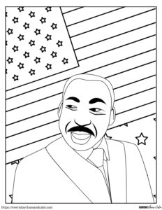 Free Printable Martin Luther King Jr Coloring Sheets