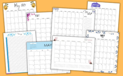 Free Printable May 2024 Calendars
