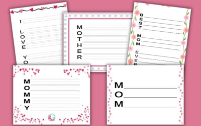 Mother’s Day Acrostic Poem Templates (PDF Download)
