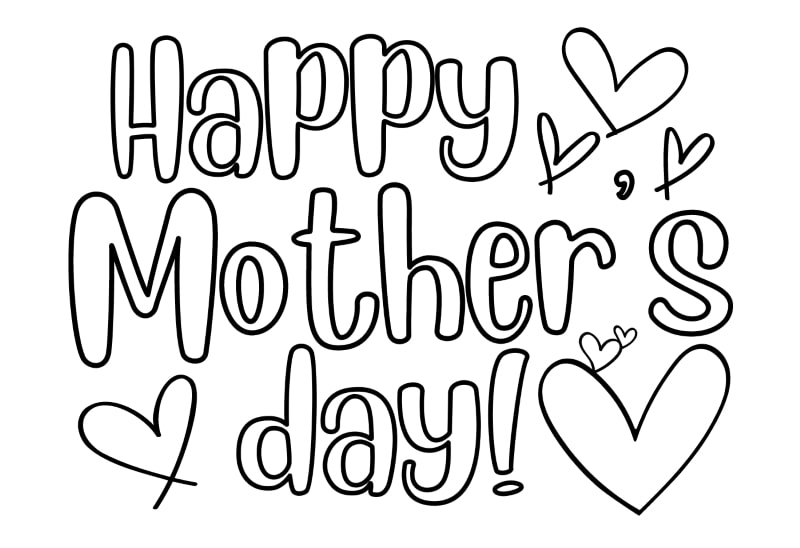 Free Printable Mother s Day Cards To Color