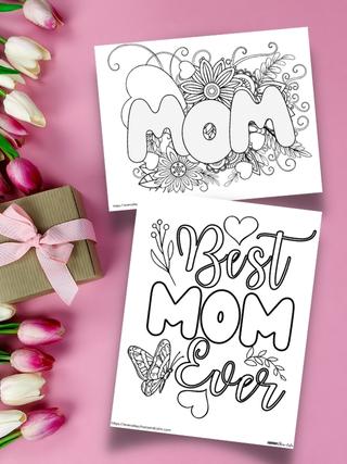mother's day coloring pages