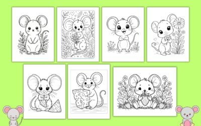 Free Mouse Coloring Pages for Kids