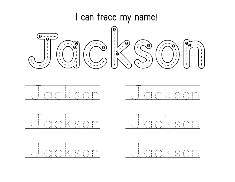 printable name tracing worksheet, education printable, PDF, instant download, kids
