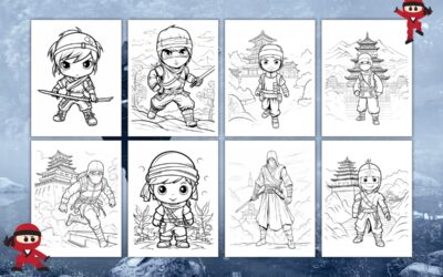 Free Ninja Coloring Pages for Kids