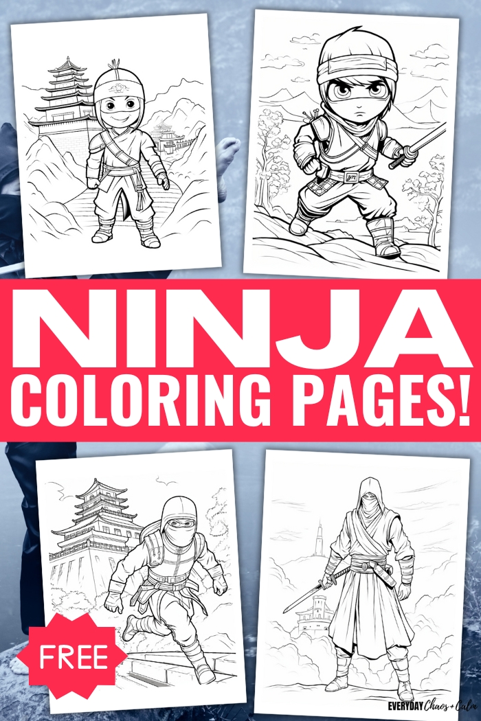 ninjas coloring pages