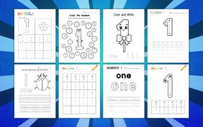 Printable Number 1 Worksheets