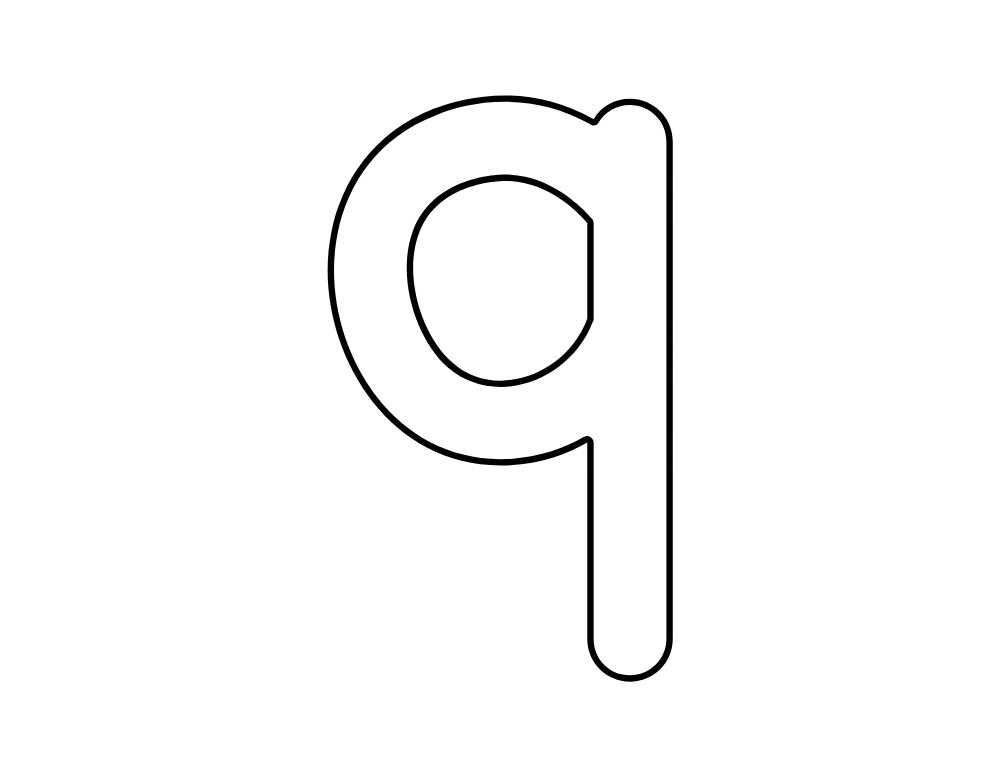 number 9 template, math printable, PDF, instant download, kids