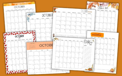 Free Printable October 2024 Calendars