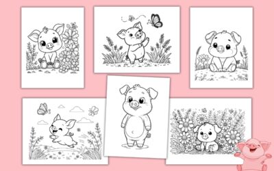 Free Pig Coloring Pages for Kids