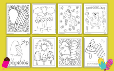 Free Popsicle Coloring Pages for Kids