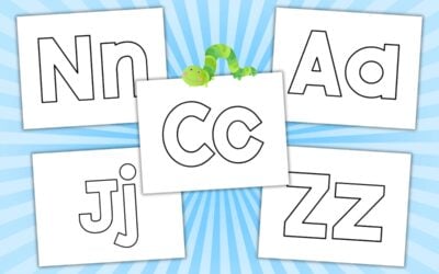Free Printable Blank Alphabet Templates