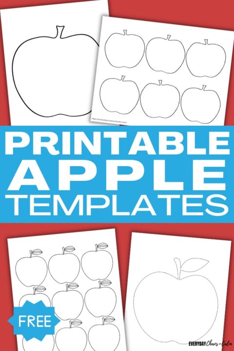 Free Printable Apple Templates