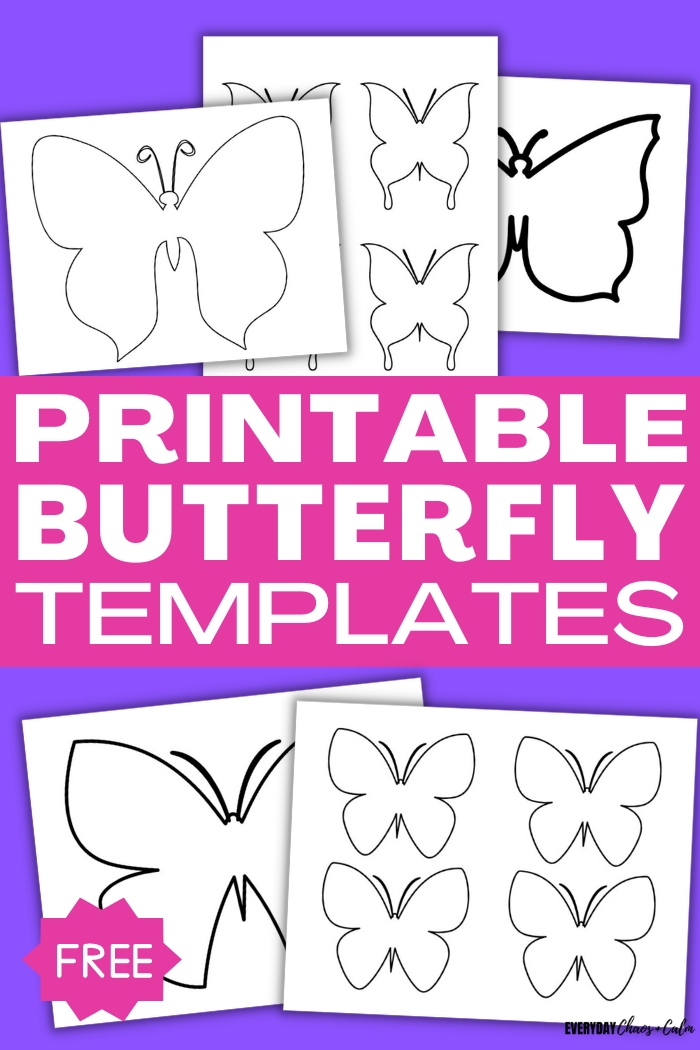 printable butterfly templates
