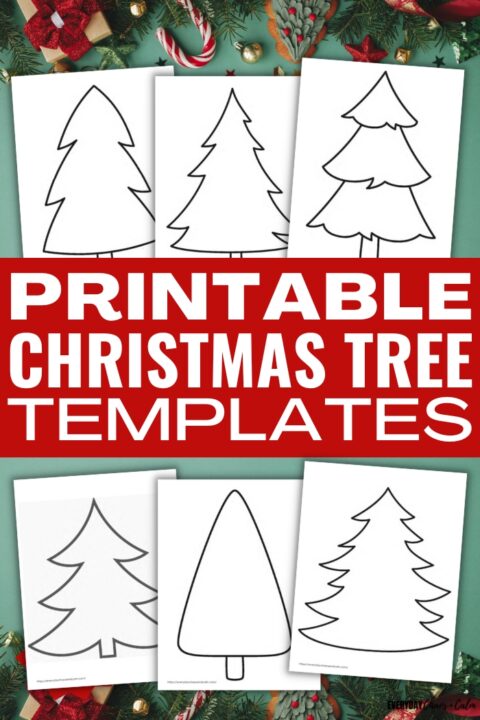 Free Printable Christmas Tree Template For Crafts