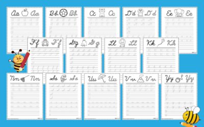 Free Printable Cursive Worksheets for Practicing Letters