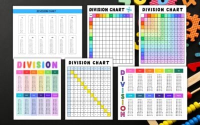 Free Printable Division Charts & Tables (PDF)