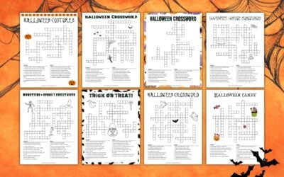 Printable Halloween Crossword Puzzles
