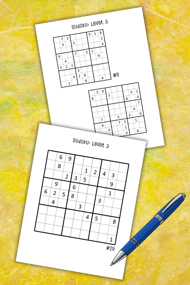 printable hard sudoku puzzles