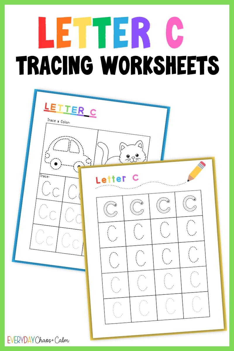Free Printable Letter Tracing Worksheets