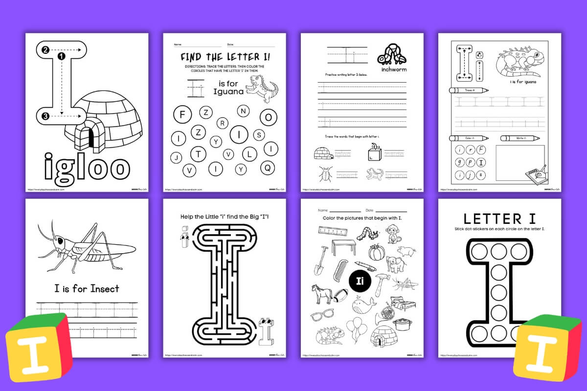 Printable Letter I Worksheets Printable Planet