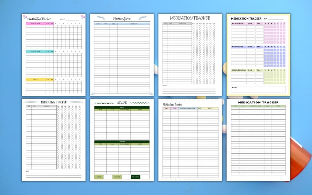 Printable Medication Trackers & Logs (Free PDF!)