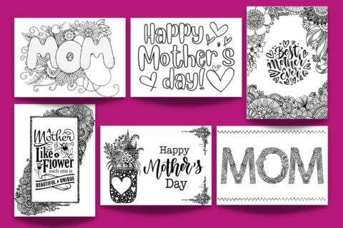 Free Printable Mother's Day Cards To Color