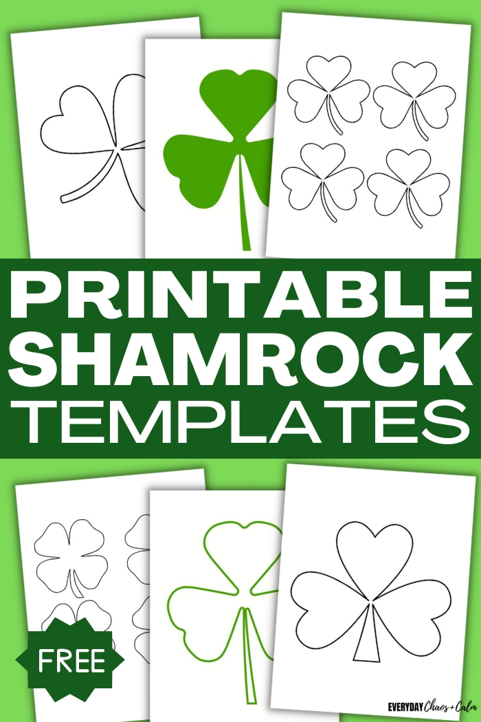 printable shamrock templates