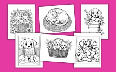 Free Puppy Coloring Pages for Kids