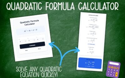 Quadratic Formula Calculator