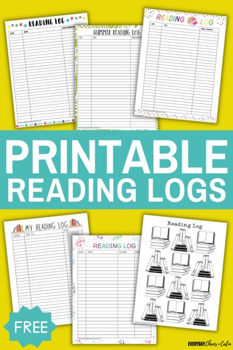 Free Printable Reading Logs For Kids And Adults