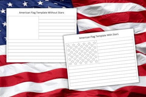 Free Printable US Flag Templates - Road Trip Scavenger Hunt 1 480x320 