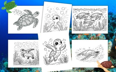 Free Cute Sea Turtle Coloring Pages