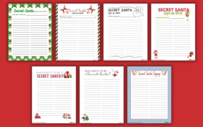 7 Free Printable Secret Santa Sign Up Sheets