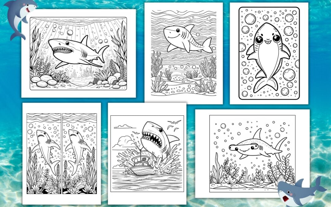 Free Shark Coloring Pages for Kids