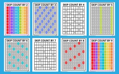 Free Printable Skip Counting Charts (Skip Counting from 2-10!)